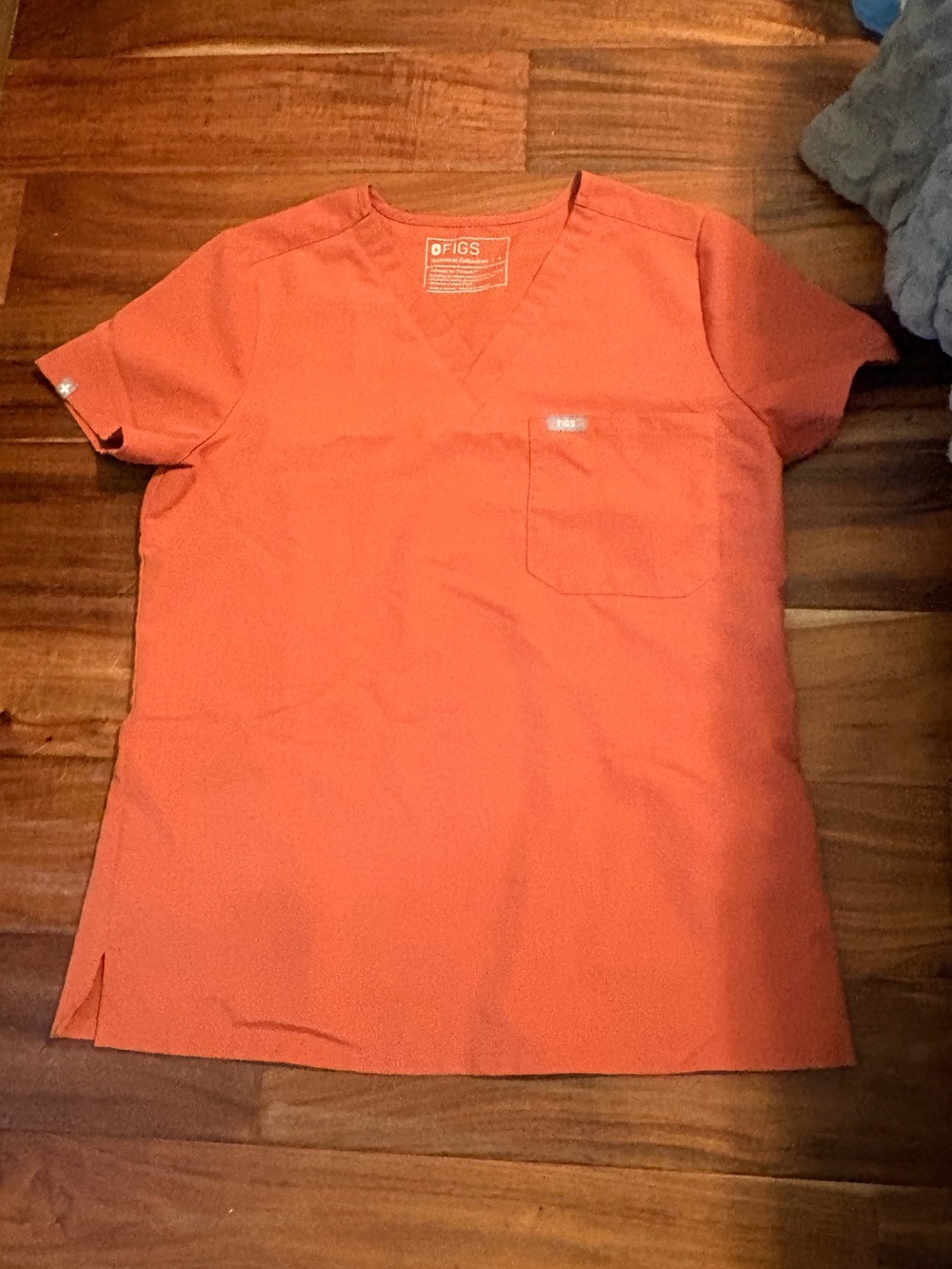 FIGS Technical Collection‎ Scrub Top Coral Orange Size s (0905)